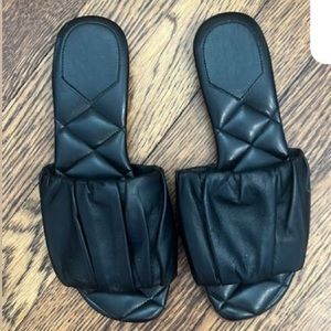 Sam Edelman Black Leather Briar Sandal - Sz 7 - Like New! Super Comfortable!